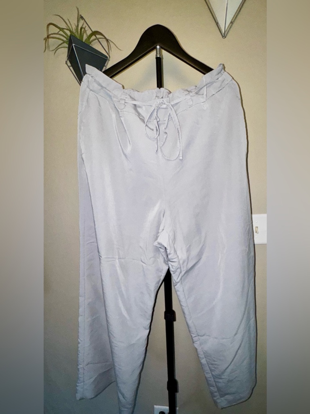 Worthington‎ Light Gray/blue Elastic Waist Pull-On Pants